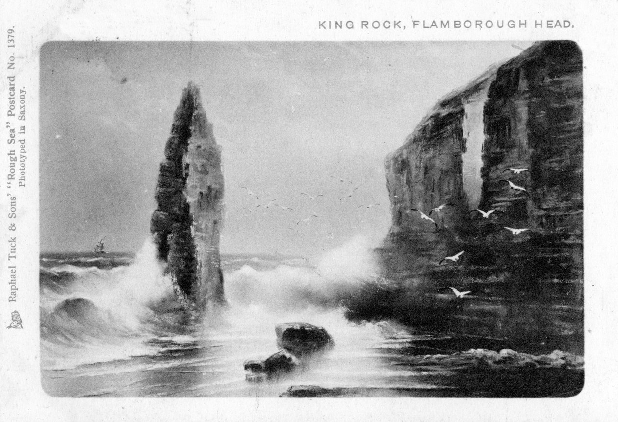 King Rock, Flamborough Head, East Riding, Yorkshire, 1903. tekijältä Raphael Tuck