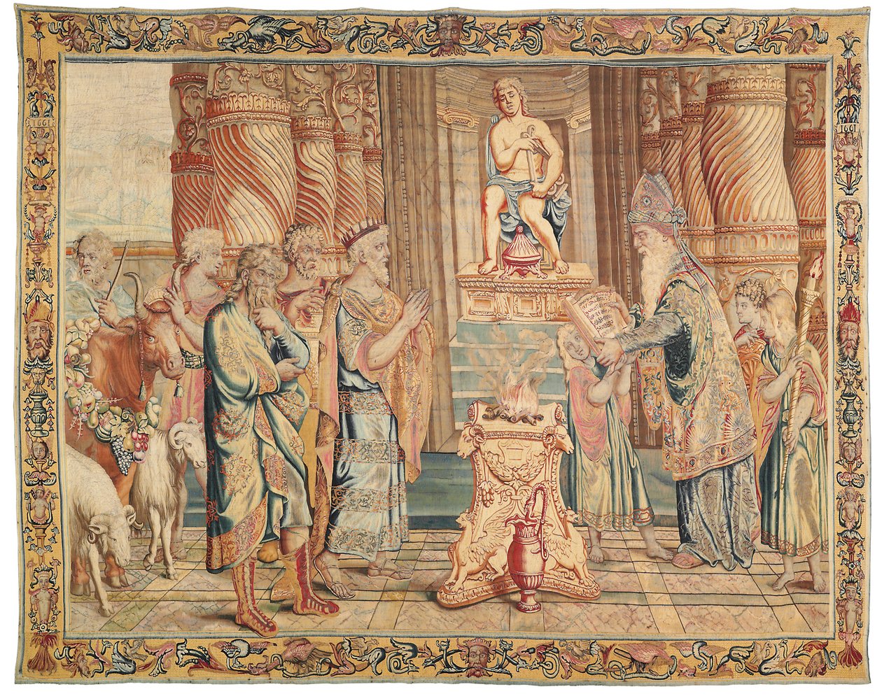 Mytologinen kuvakudos, Pariisi, 1661 tekijältä Raphael de la Planche