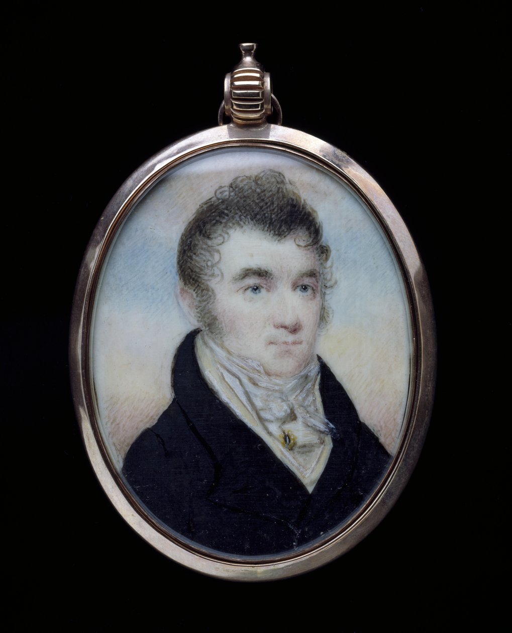 J. S. Willettin muotokuva, n. 1810 (akvarelli norsunluulla) tekijältä Raphaelle Peale