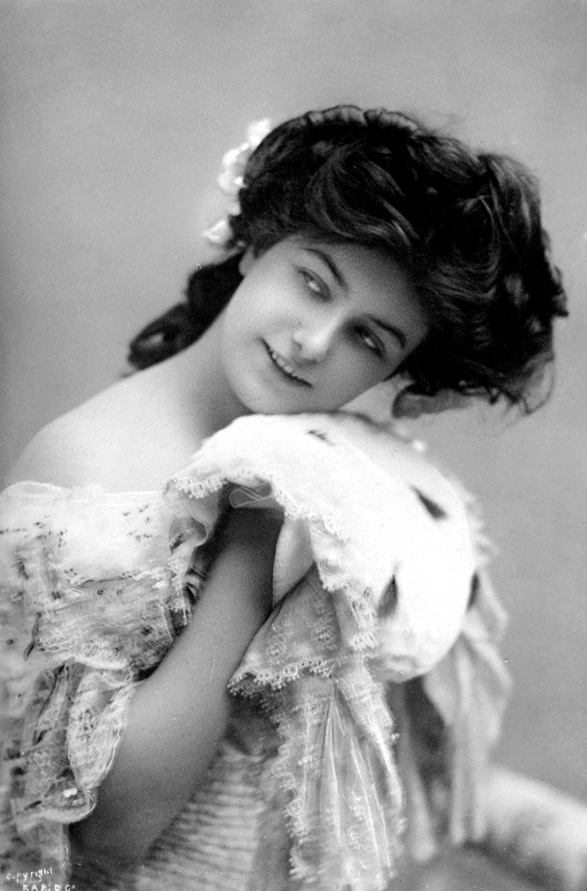 Ethel Oliver, näyttelijä, 1900-luku. tekijältä Rapid Photo Company