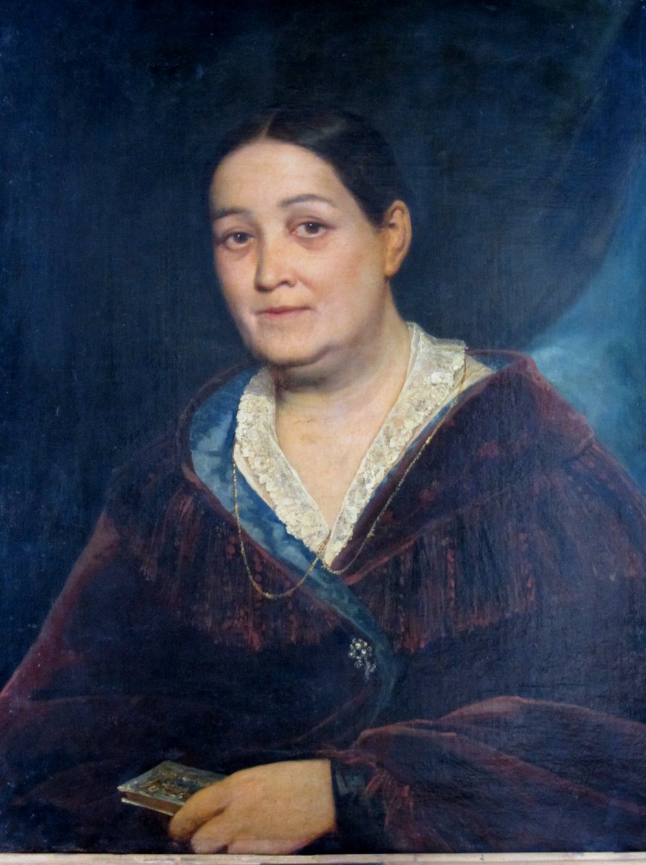 Doña Nicolasa Garmendía ja Aguirre de Orrego tekijältä Raymond Auguste Quinsac Monvoisin
