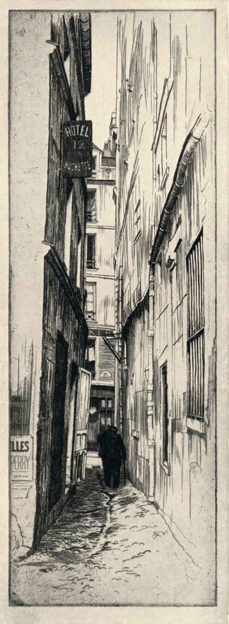 Rue du Chat Qui Peche, 1915 tekijältä Raymond Ray Jones