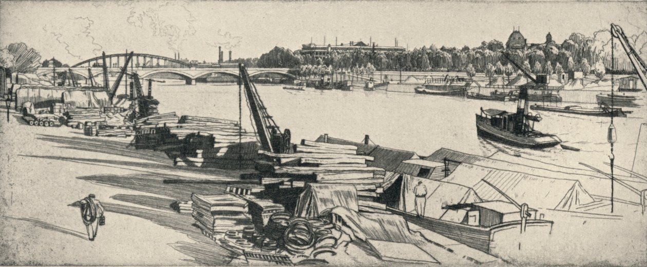 Port Henri IV, 1915 tekijältä Raymond Ray Jones