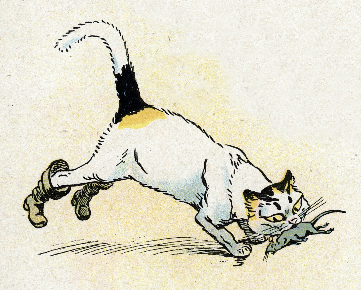 "Le Chat Botte" kuvitus Charles Perrault