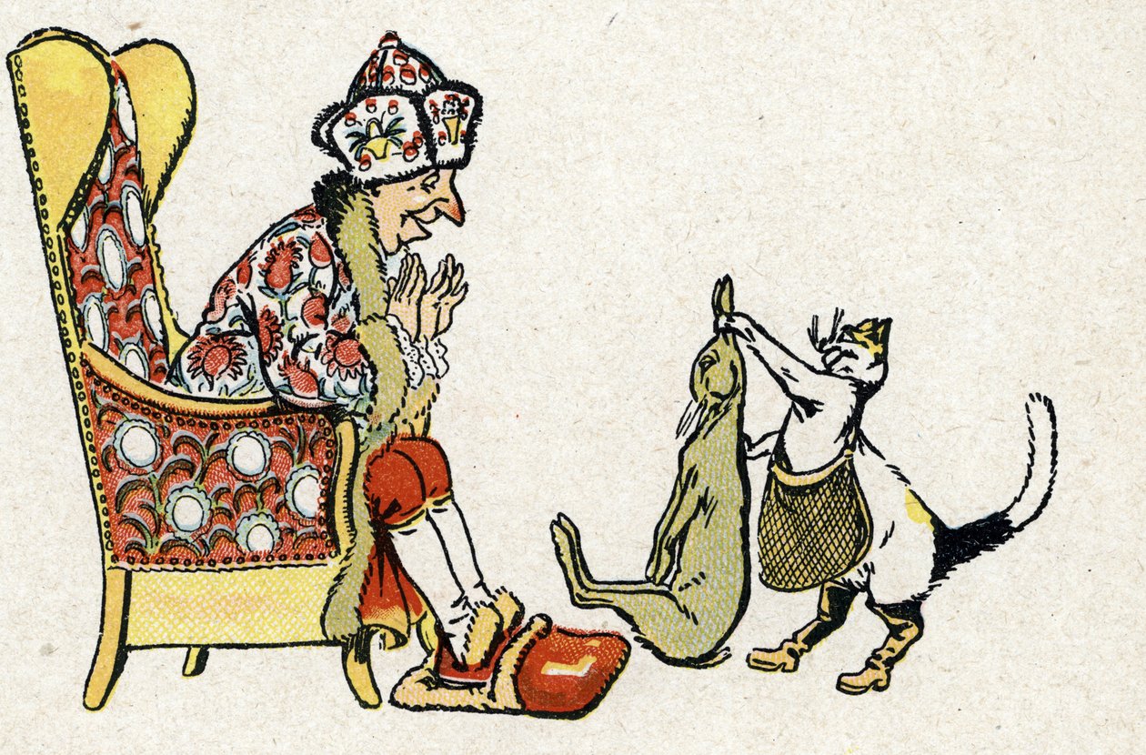 "Le Chat Botte" kuvitus Charles Perrault