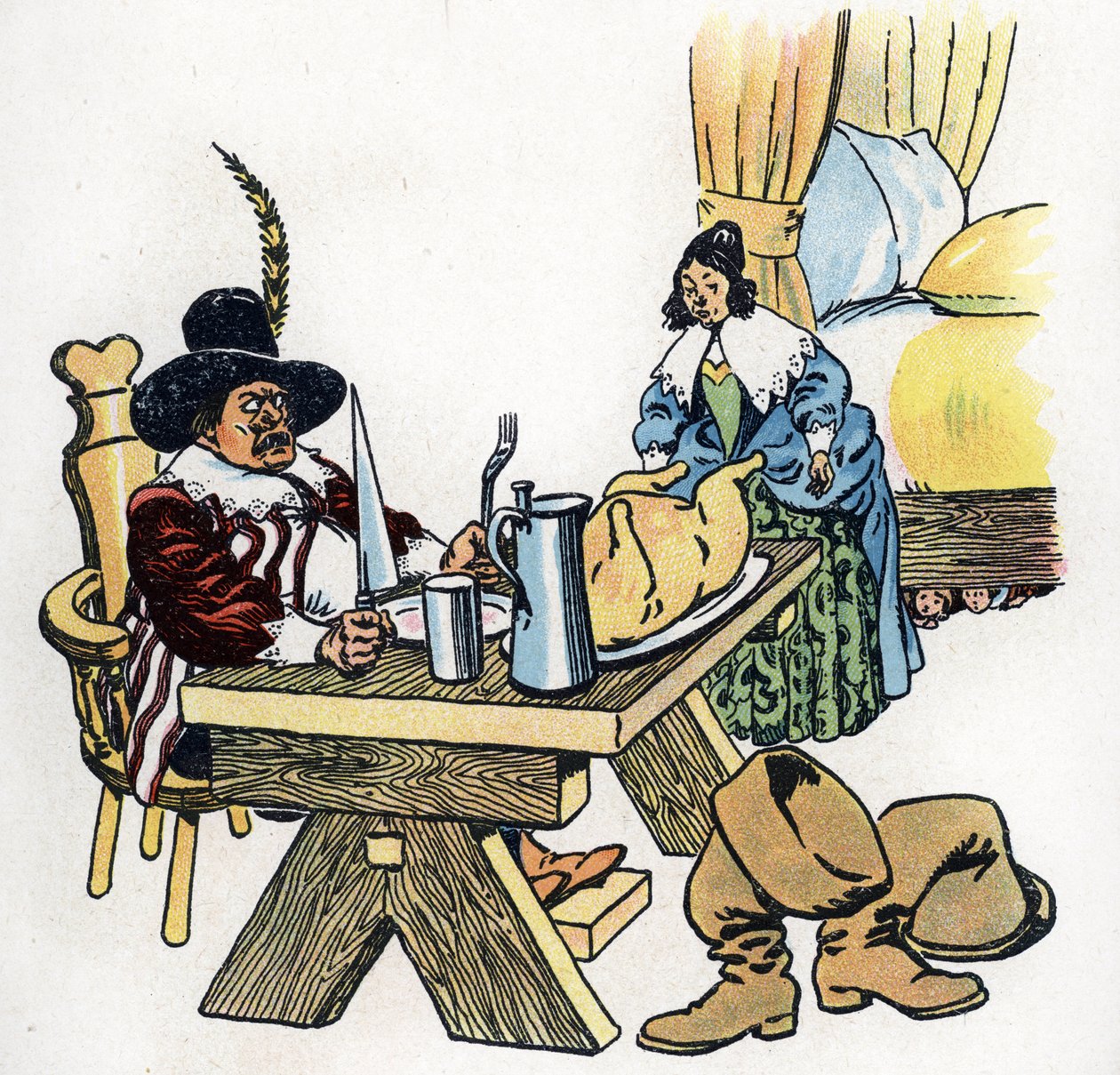 "Le Petit Poucet" kuvitus Charles Perrault