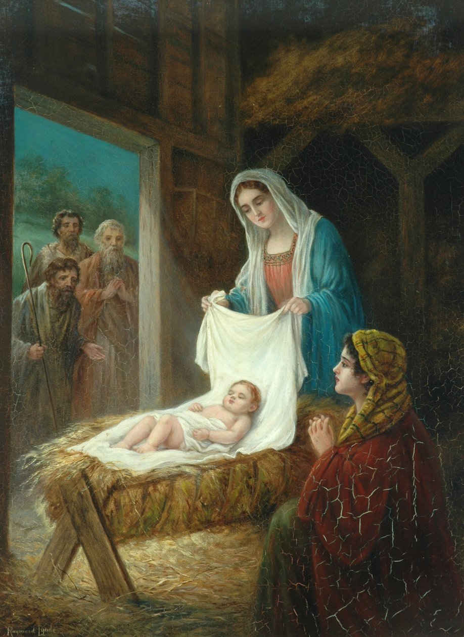 Ensimmäinen jouluaamu, noin 1899 tekijältä Raymonde Lynde