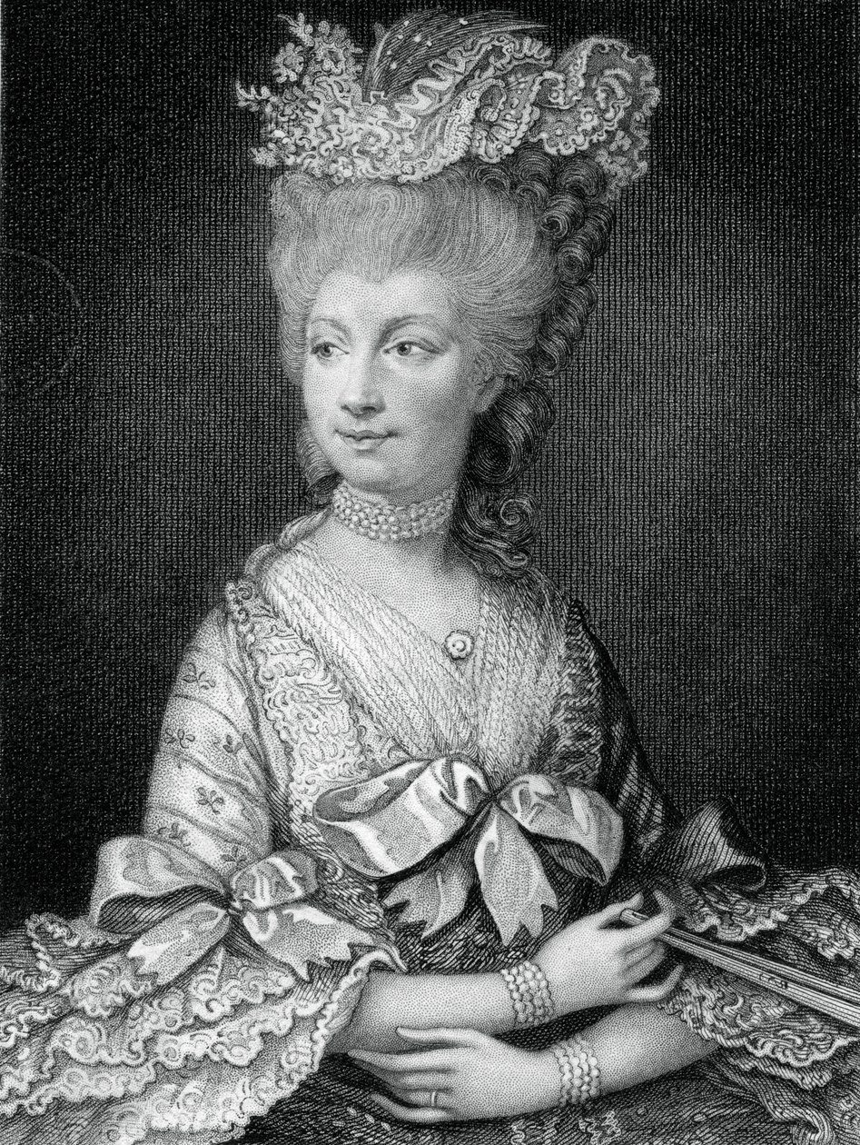 Kuningatar Charlotte, George III:n kuningatar puoliso, 1800-luku. tekijältä Read