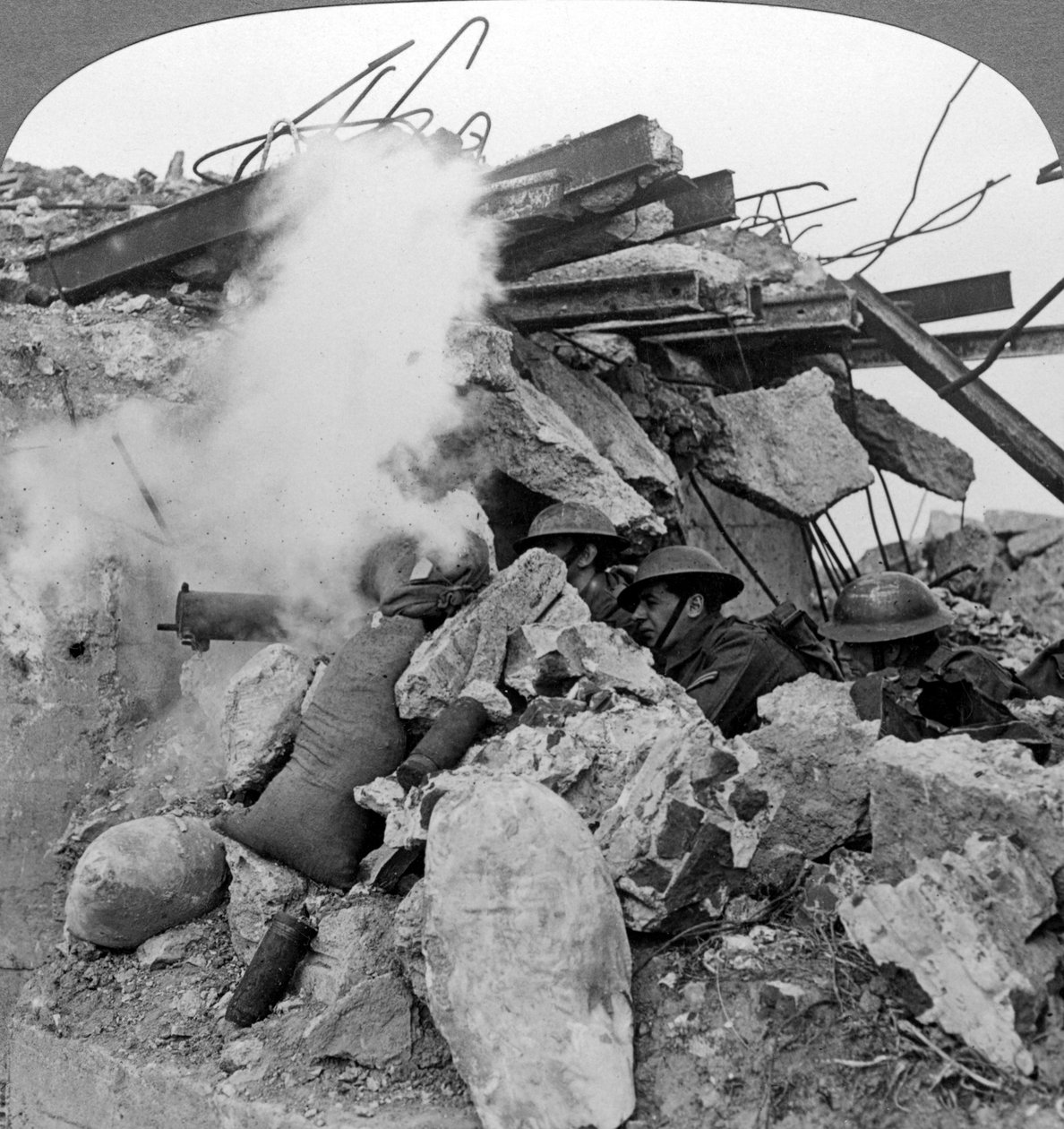 Konekivääripesä, Poelcappelle, Belgia, Ensimmäinen maailmansota, 1914-1918. tekijältä Realistic Travels Publishers
