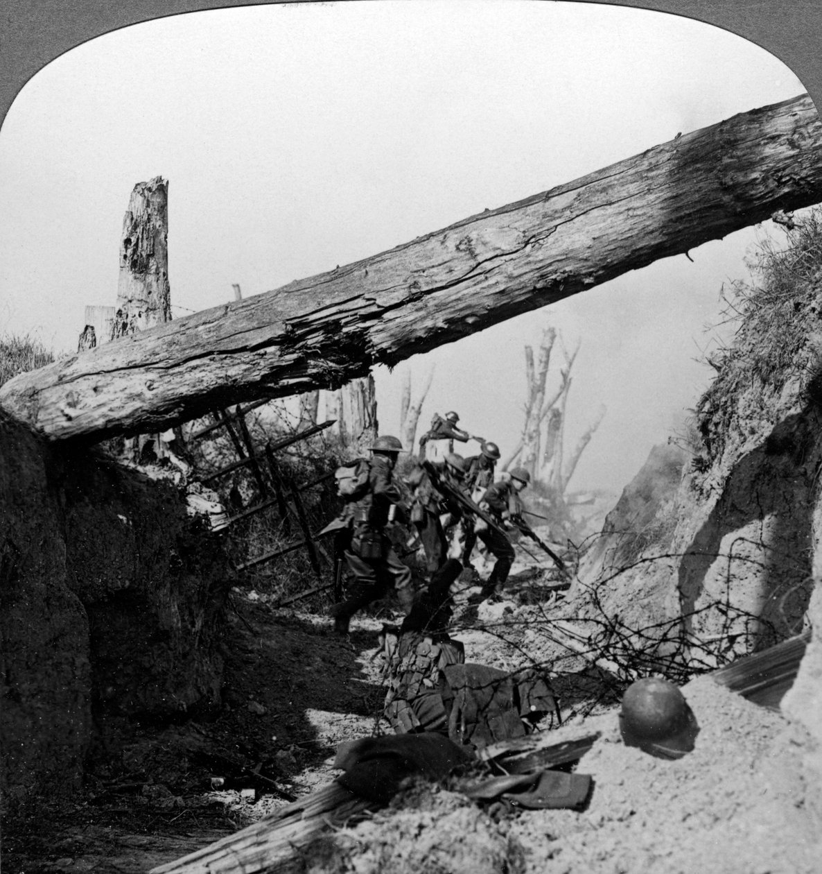 Hautasodankäynti Wotan-linjalla, Queant, Ranska, ensimmäinen maailmansota, 1917-1918. tekijältä Realistic Travels Publishers