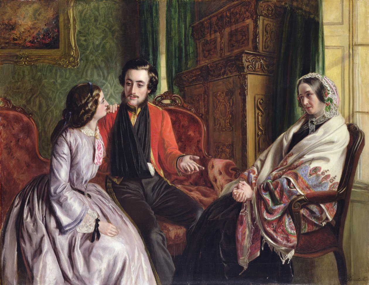 Tarina Balaclavasta: "Missä hän puhui tuhoisimmista mahdollisuuksista", 1855 tekijältä Rebecca Solomon
