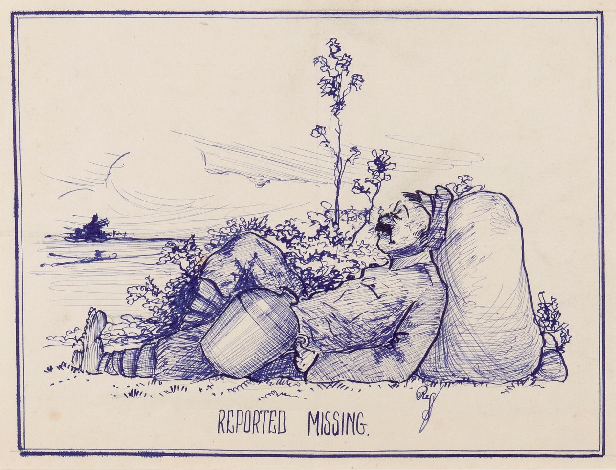 Ilmoitettu kadonneeksi, 1914–1918 tekijältä Reg G. Preston