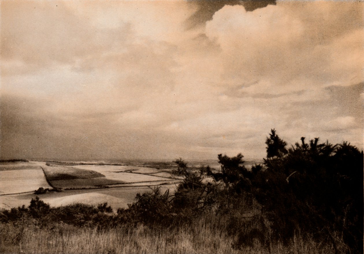 From the Downs edellä Streatey, Berks, 1927, 1927 tekijältä Reginald Belfield
