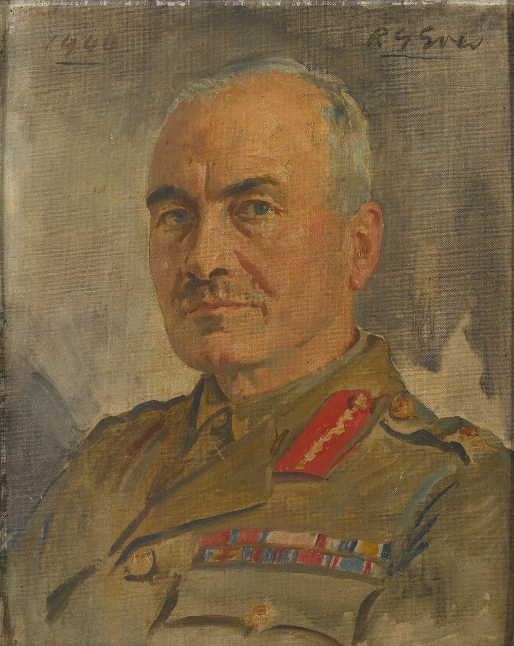 Kenraaliluutnantti Sir Ronald Forbes Adam Bt, 1940 noin tekijältä Reginald Grenville Eves