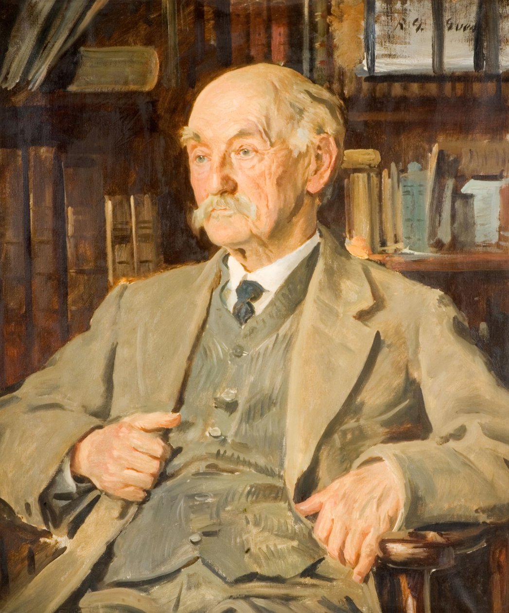 Thomas Hardyn muotokuva 1840-1928, 1924. tekijältä Reginald Grenville Eves
