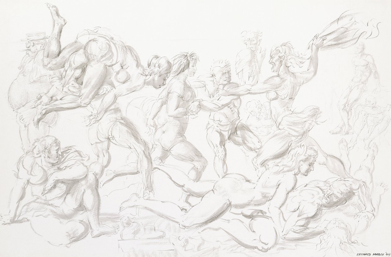 Akrobaatit tekijältä Reginald Marsh
