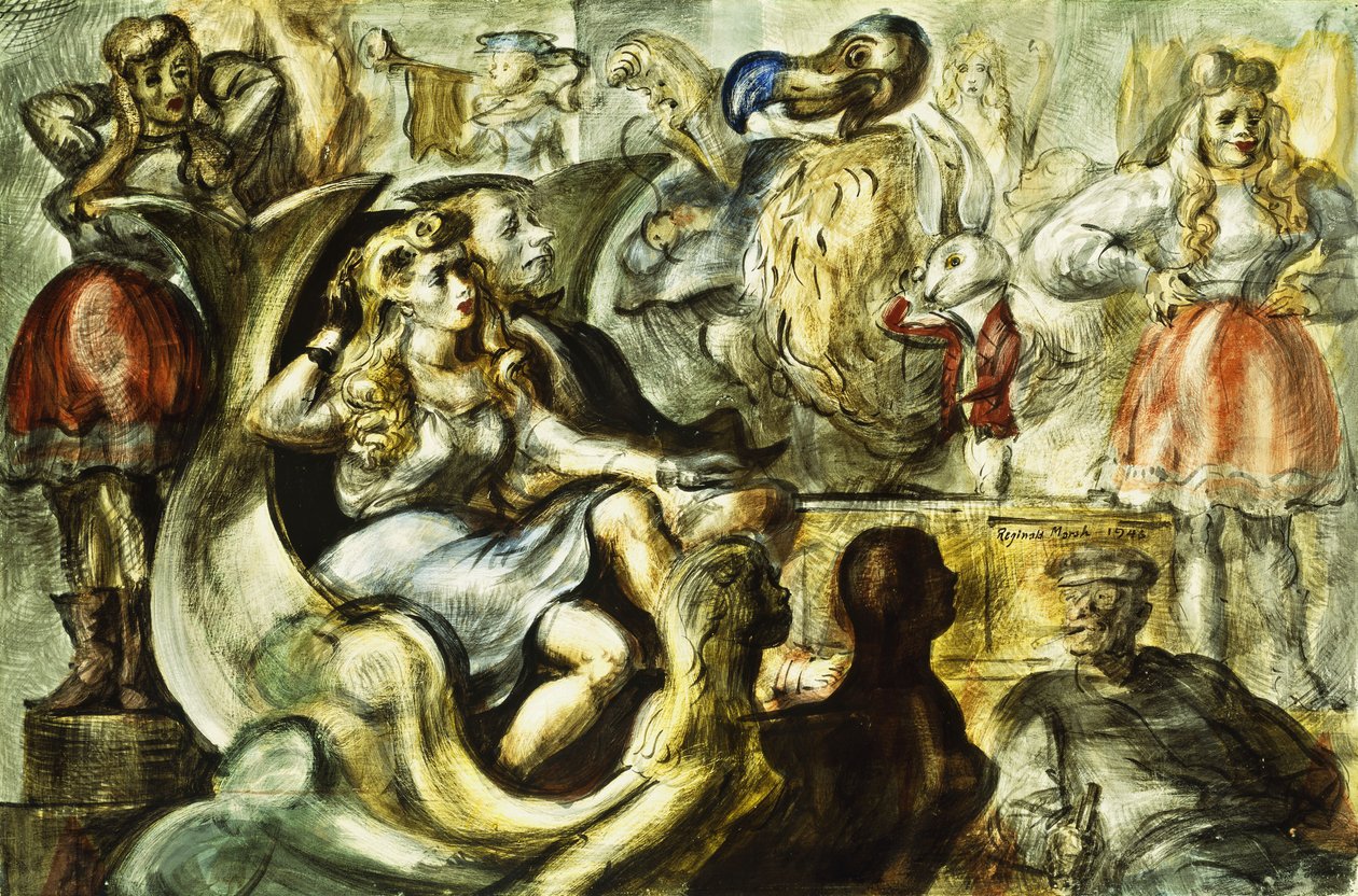 Liisa ihmemaassa tekijältä Reginald Marsh