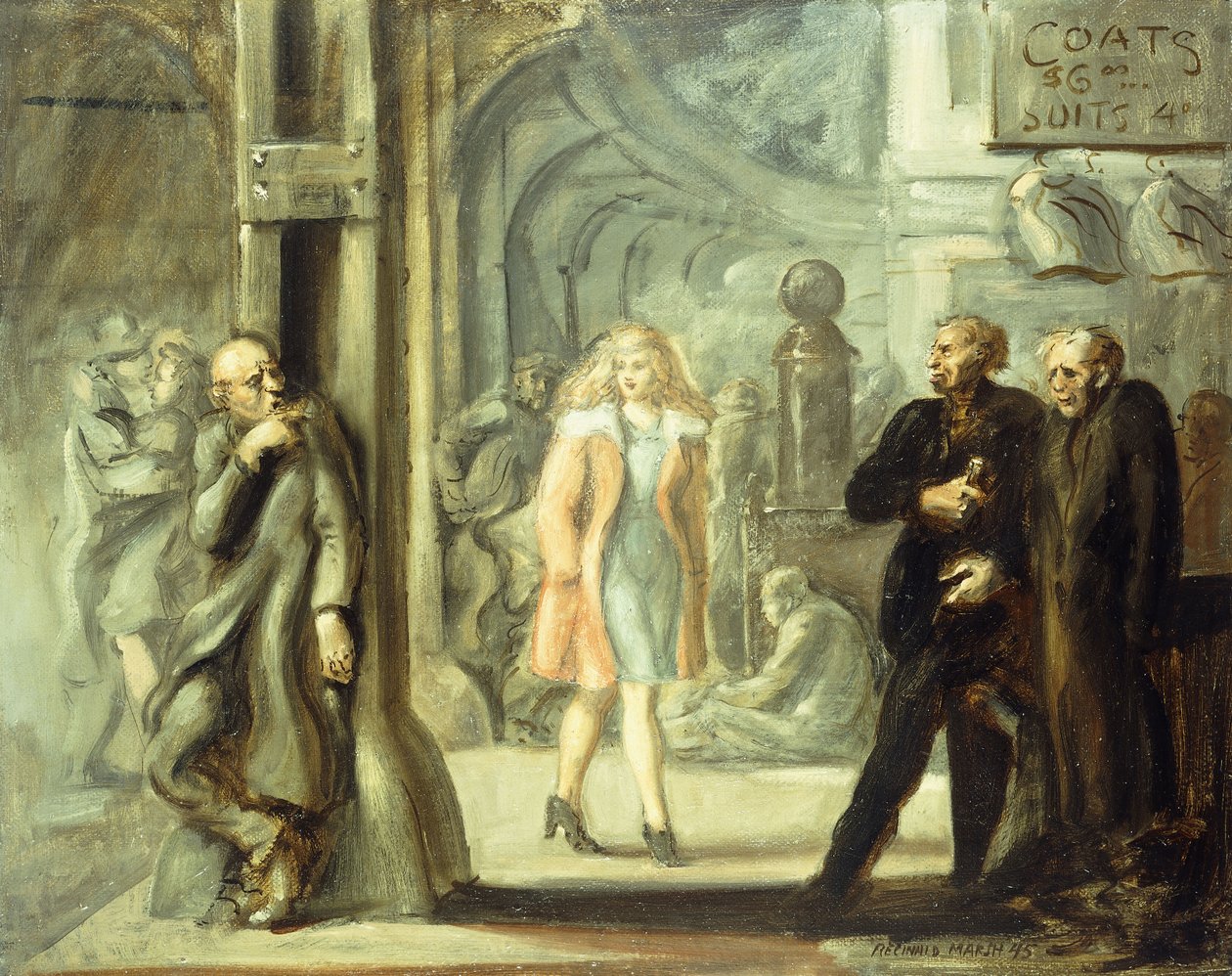 Bowery Scene tekijältä Reginald Marsh