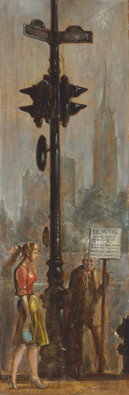 Broadway ja 14th Street tekijältä Reginald Marsh
