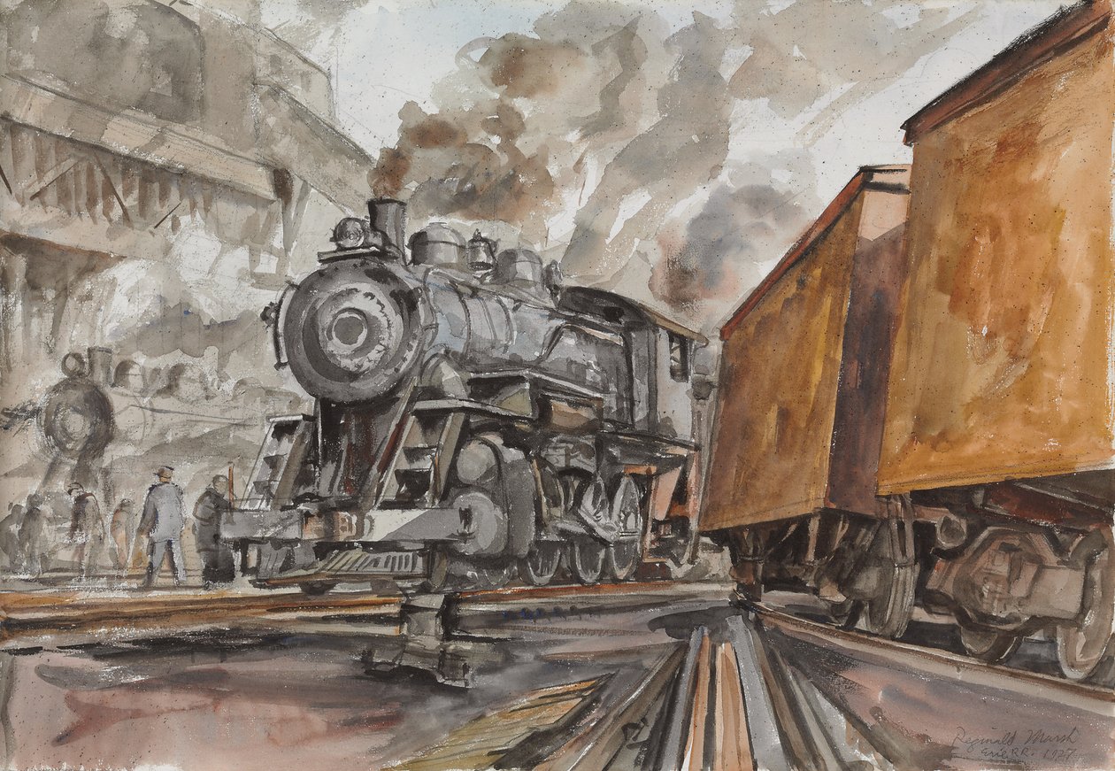 Erie R.R. tekijältä Reginald Marsh