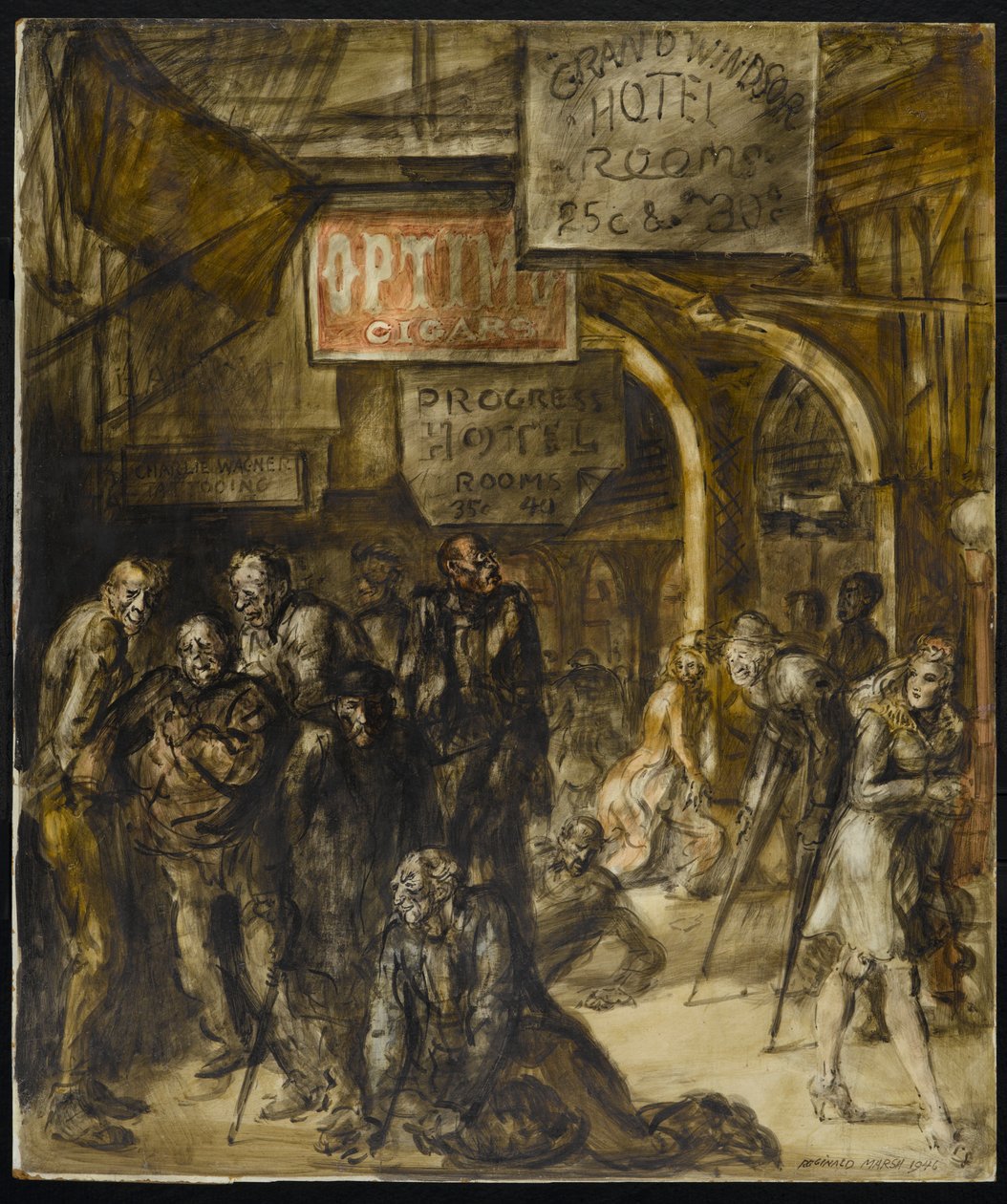 Grand Windsor Hotel tekijältä Reginald Marsh