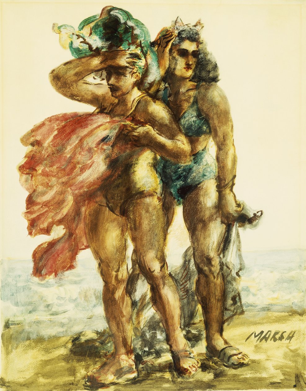 Lihas nainen tekijältä Reginald Marsh