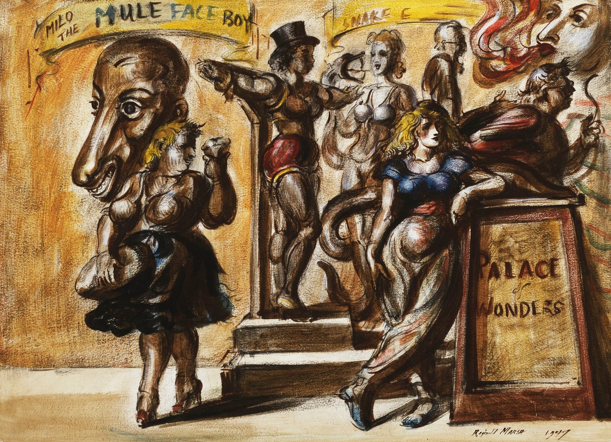 Ihmeiden palatsi tekijältä Reginald Marsh