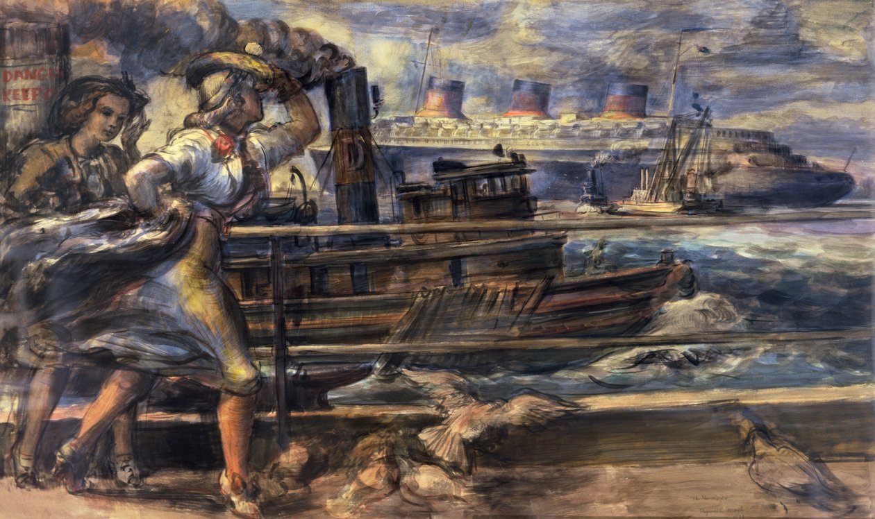 Normandie tekijältä Reginald Marsh