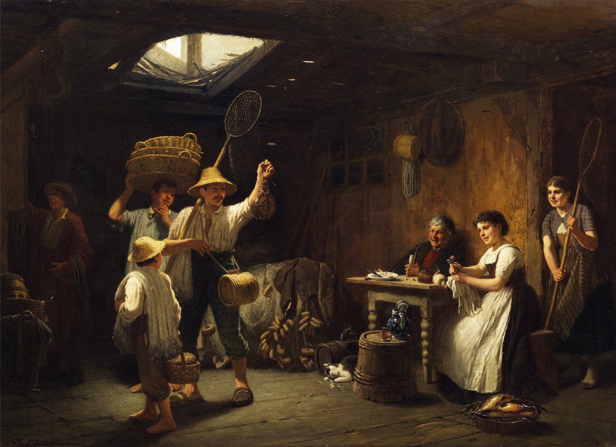 Auszug zum Fischfang. tekijältä Reinhard Sebastian Zimmermann