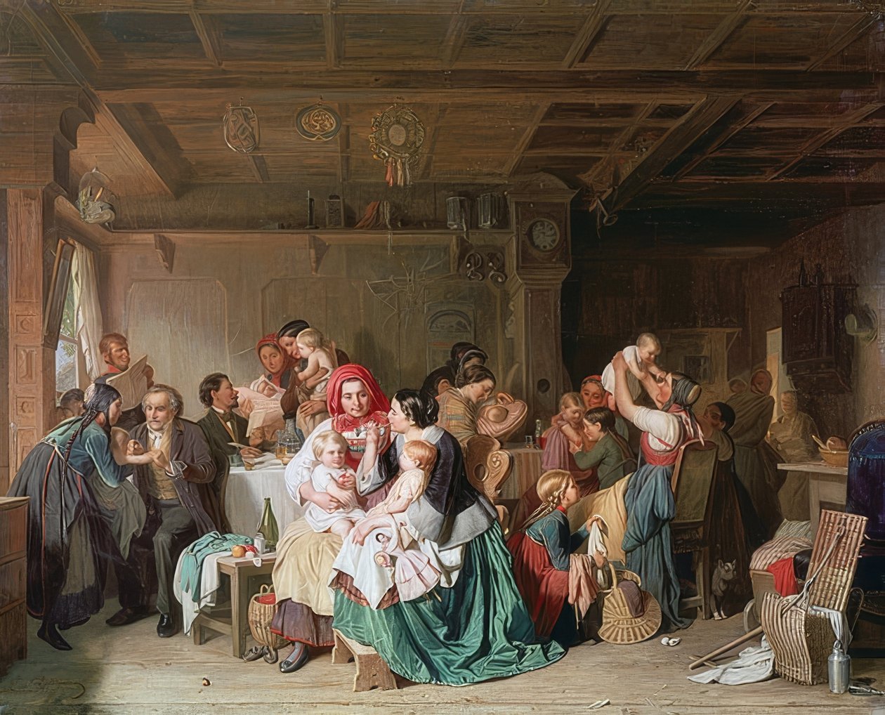 Rokotushuone. 1857 tekijältä Reinhard Sebastian Zimmermann
