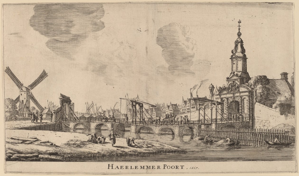 Haarlemin portti (Haerlemmer Gate) tekijältä Reinier Nooms, called Zeeman