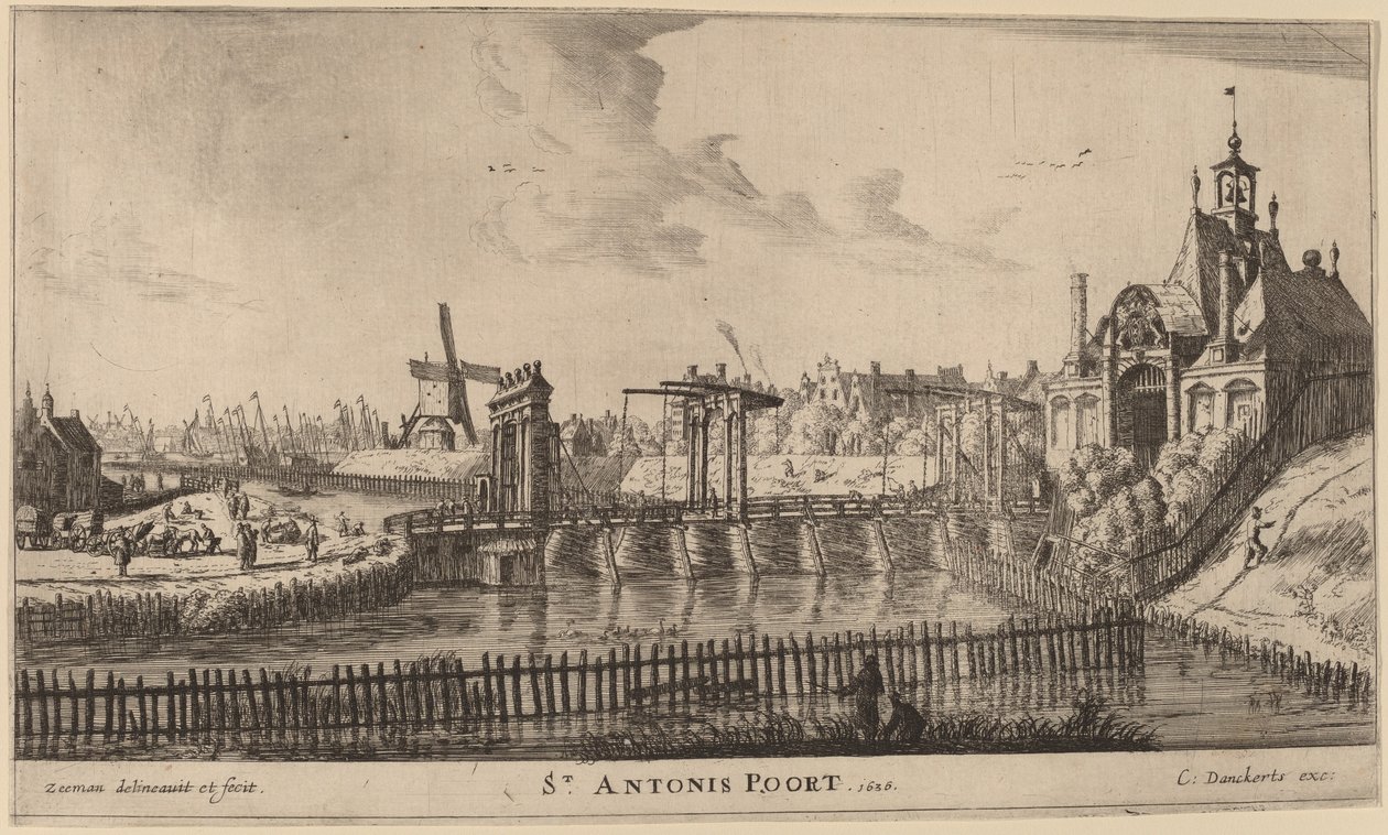 St. Antonis-portti (St. Antonis Poort) tekijältä Reinier Nooms, called Zeeman