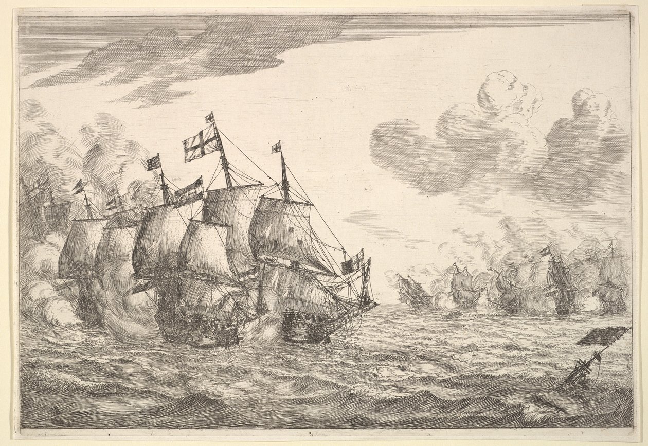 Meritaistelu, 1600-luku. tekijältä Reinier Zeeman