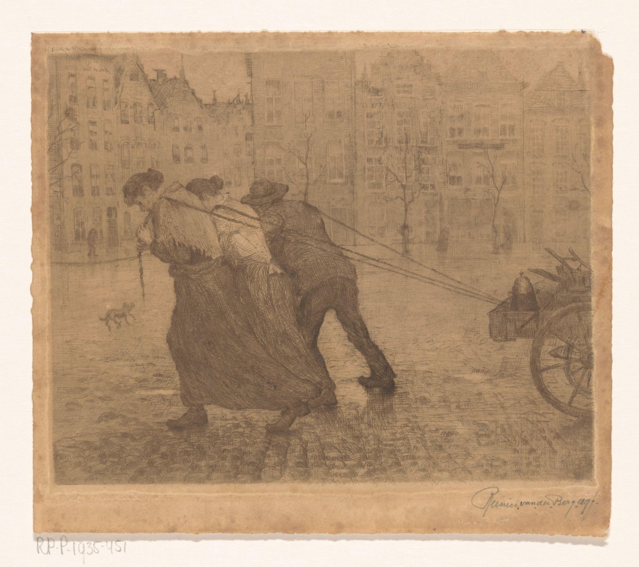Vetävä kärry tekijältä Reinier van den Berg (signed by artist)