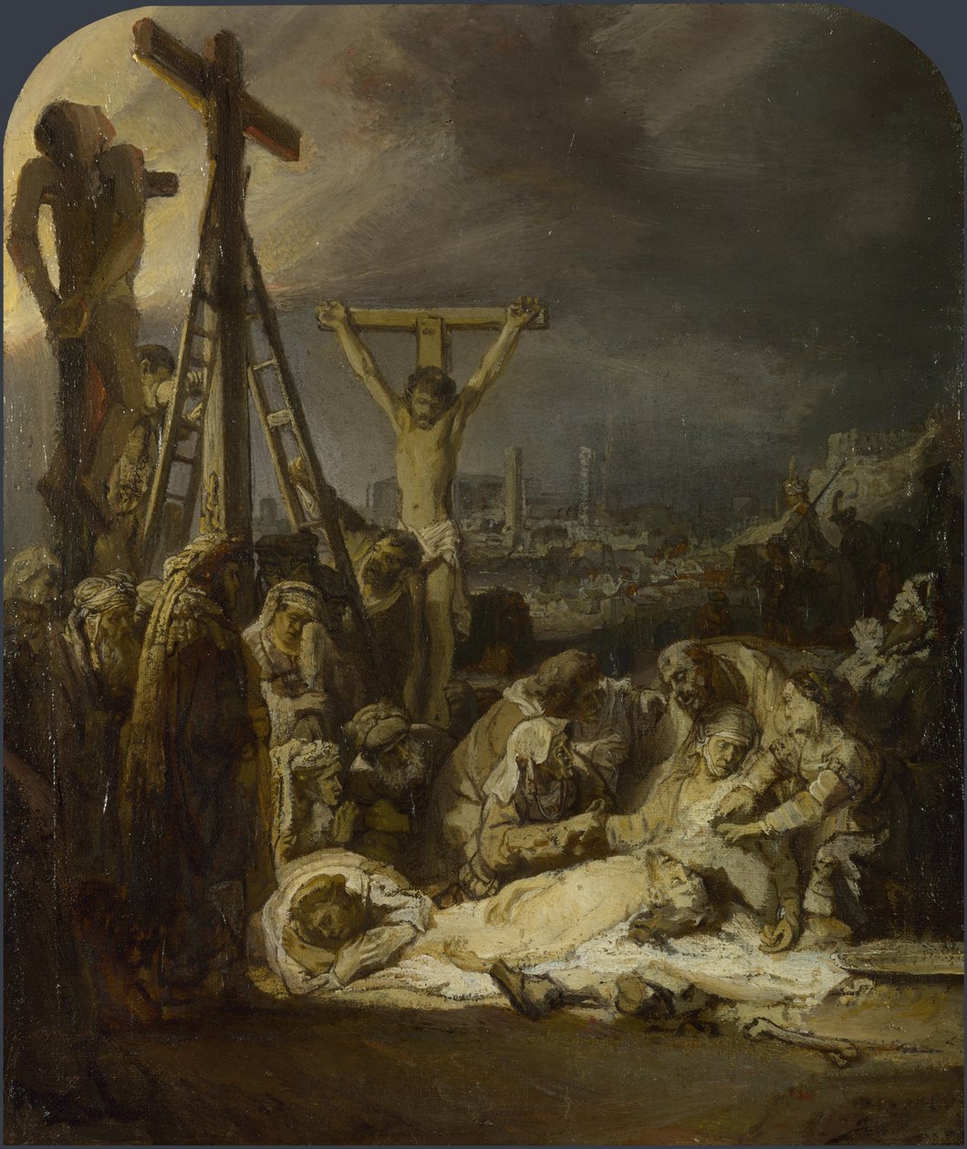 Valitus kuolleesta Kristuksesta tekijältä Rembrandt van Rijn