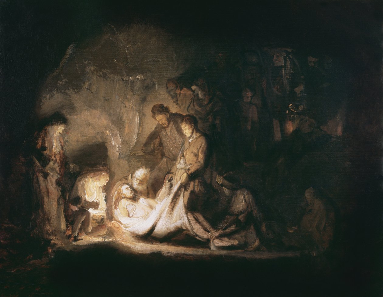 Hautaus tekijältä Rembrandt van Rijn