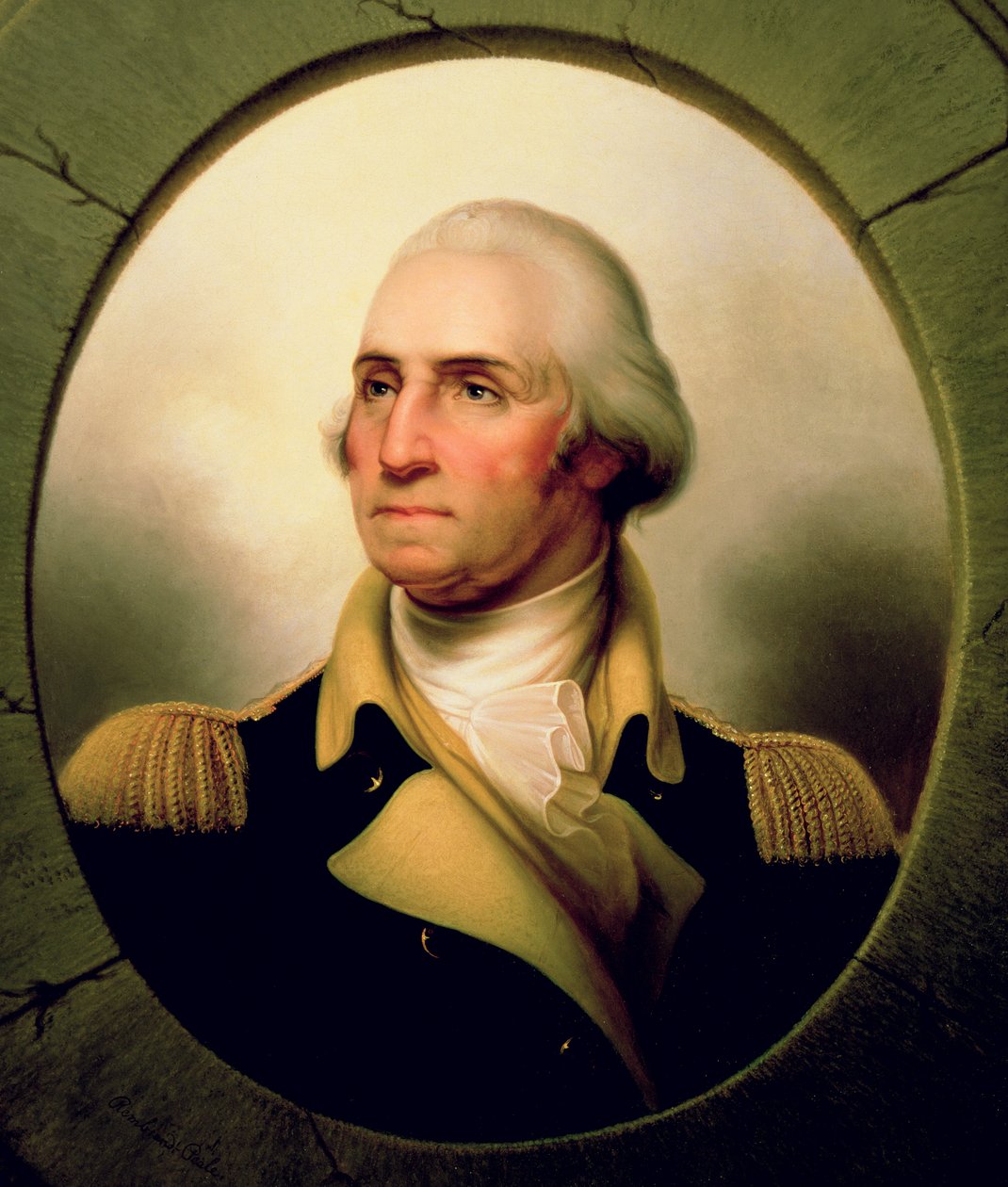 George Washingtonin muotokuva, 1853 (katso 153884) tekijältä Rembrandt Peale