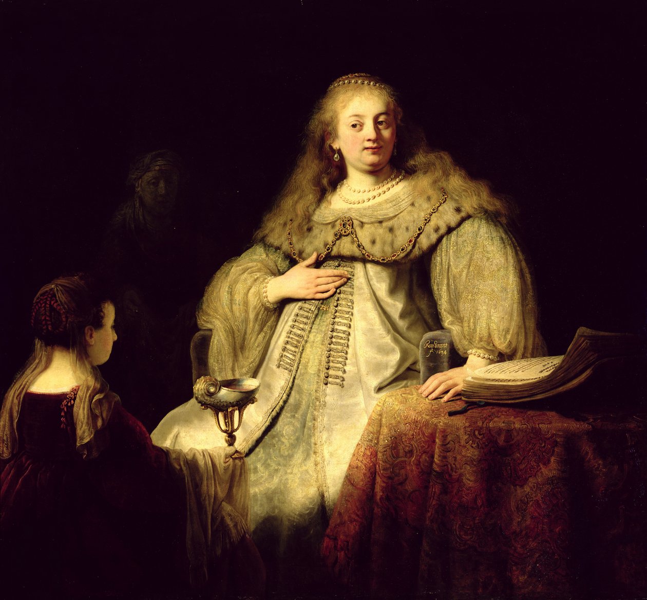 Artemisia, 1634 tekijältä Rembrandt van Rijn