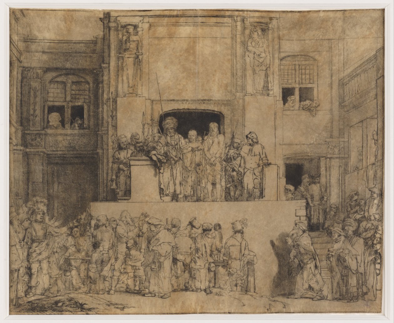 Kristus esitettiin kansalle tekijältä Rembrandt van Rijn