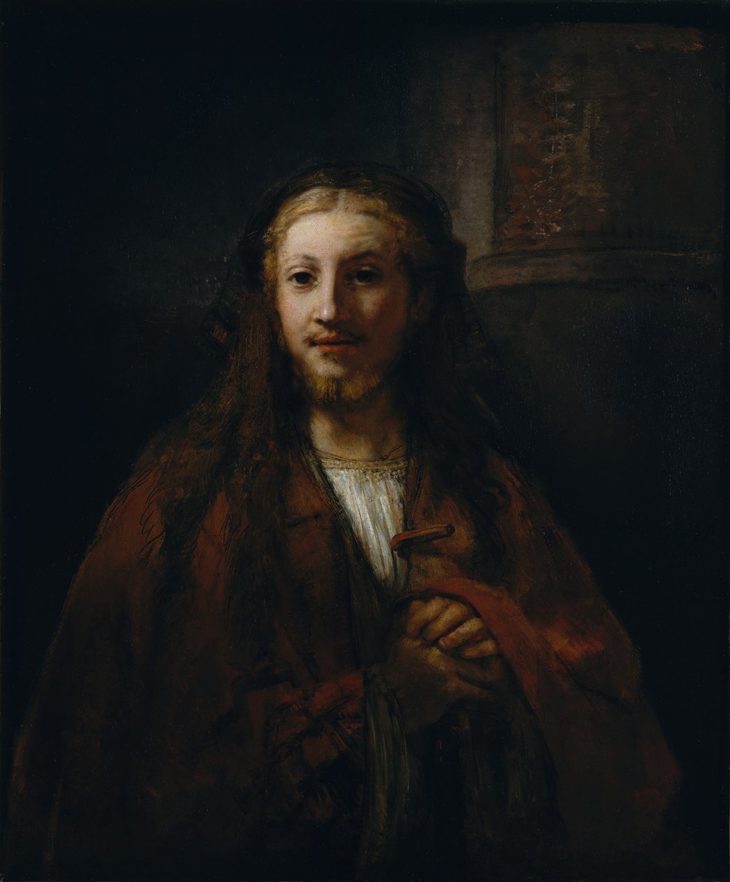 Kristus sauvalla tekijältä Rembrandt van Rijn