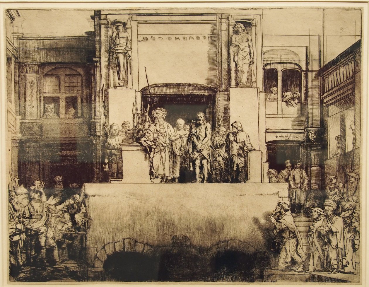 Kristus esitetään ihmisille tekijältä Rembrandt van Rijn