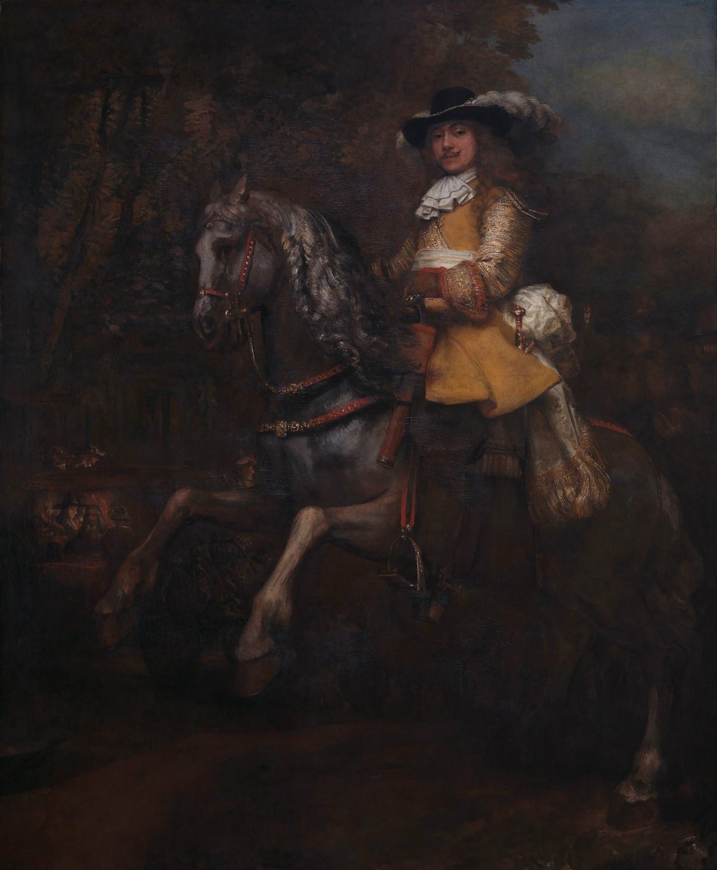 Frederick Rihel hevosella tekijältä Rembrandt van Rijn