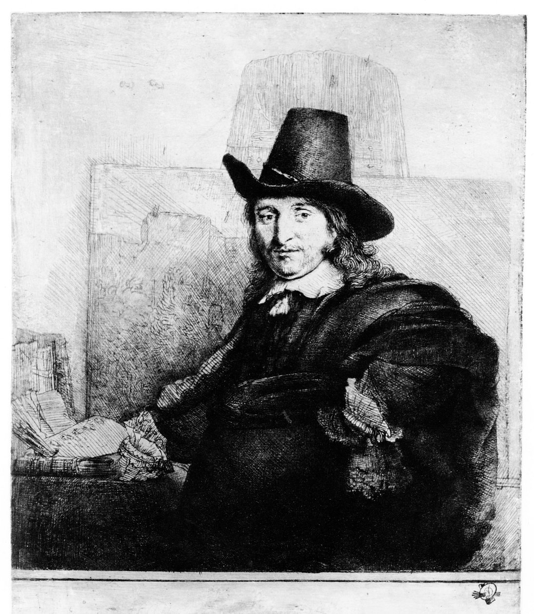Jan Asselyn, n. 1647 tekijältä Rembrandt van Rijn