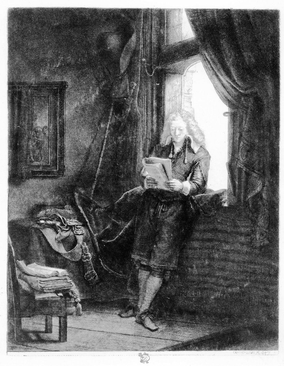 Tammikuu kuusi, 1647 tekijältä Rembrandt van Rijn