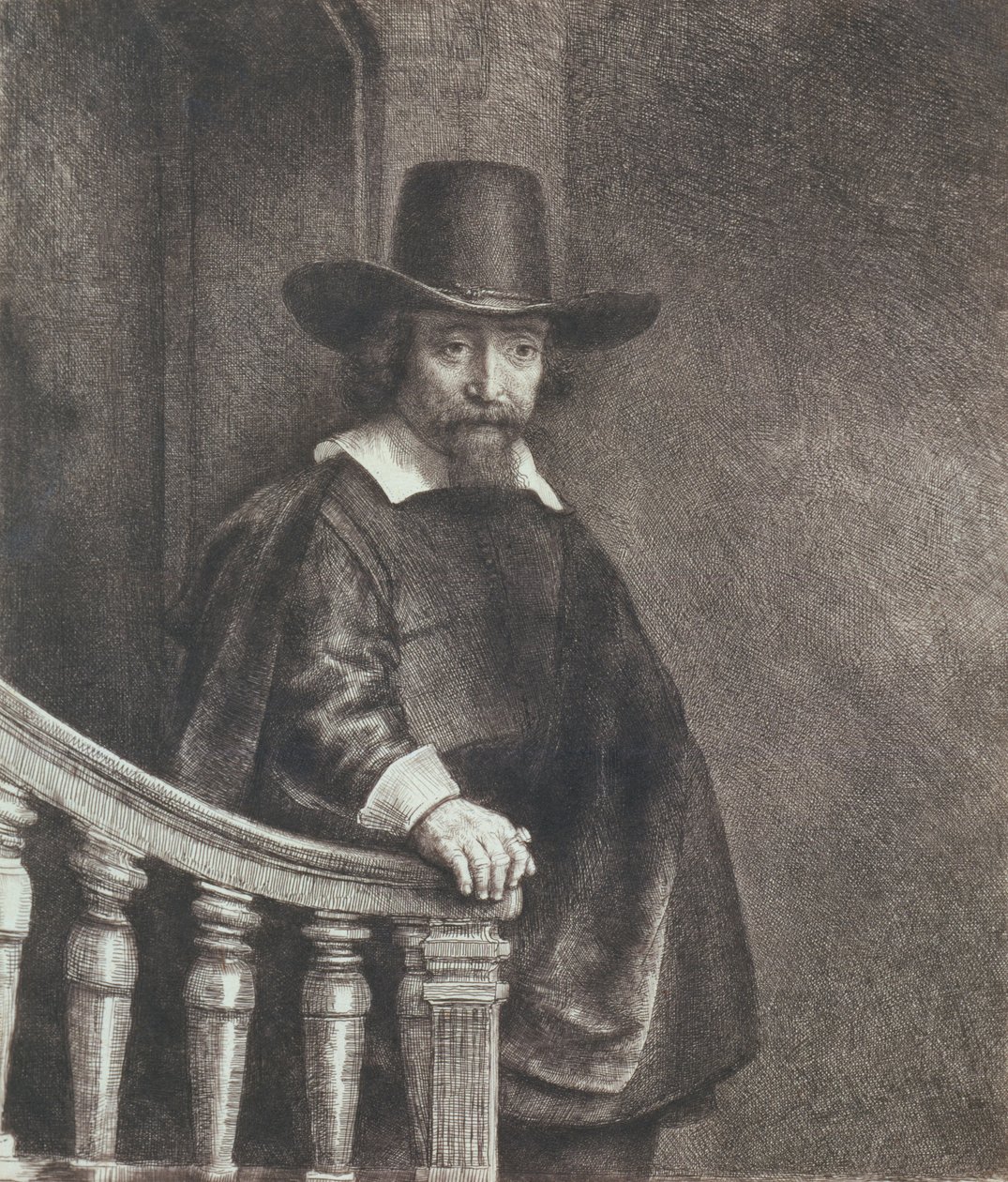 Lääkäri Ephraim Buenon muotokuva tekijältä Rembrandt van Rijn
