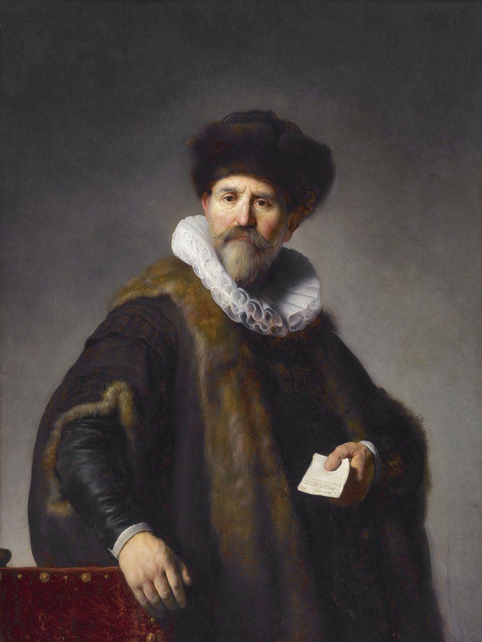Nicolaes Rutsin muotokuva tekijältä Rembrandt van Rijn