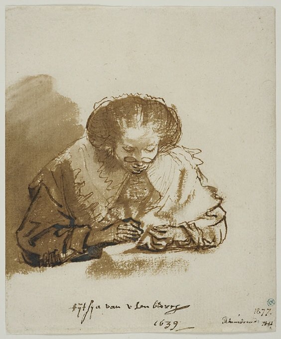 Titia van Uylenburghin muotokuva tekijältä Rembrandt van Rijn