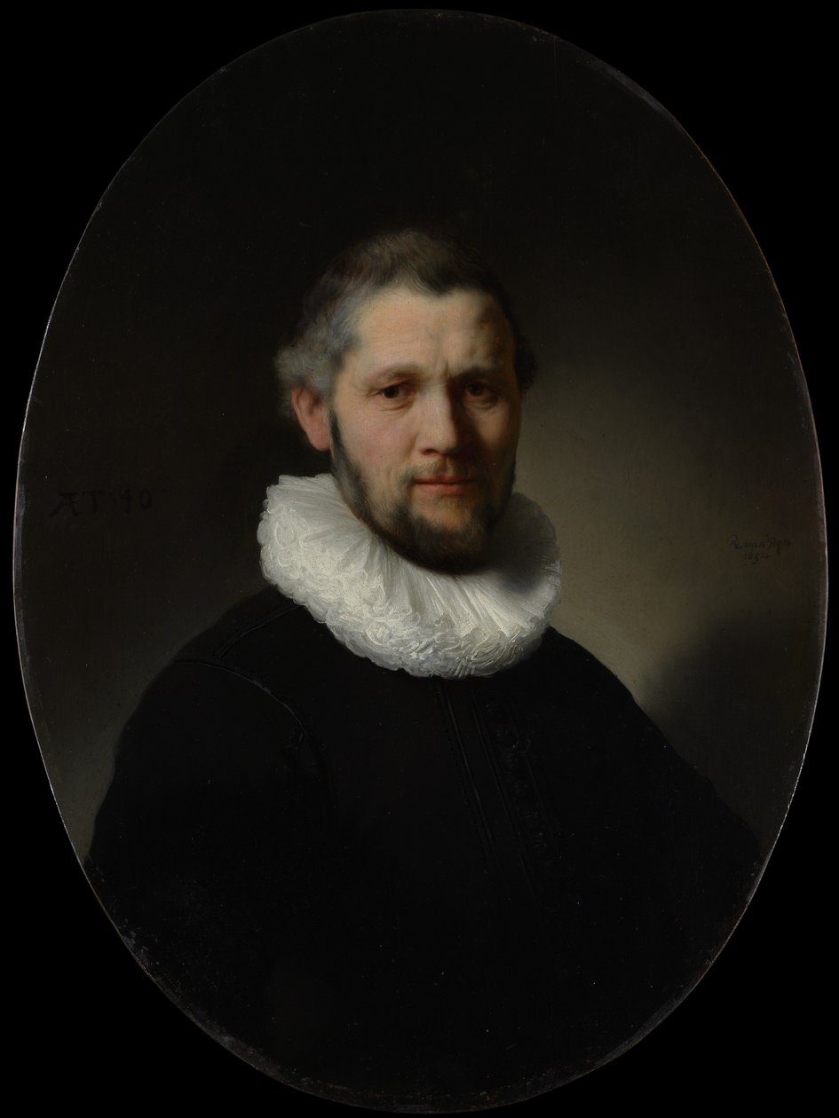 Muotokuva 40-vuotiaasta miehestä tekijältä Rembrandt van Rijn