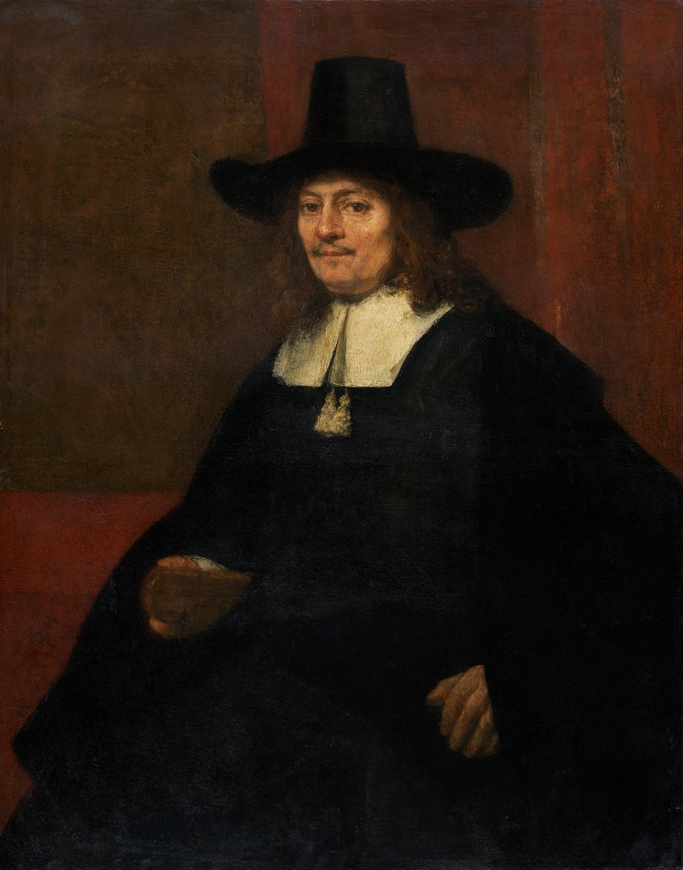 Muotokuva istuvasta miehestä tekijältä Rembrandt van Rijn