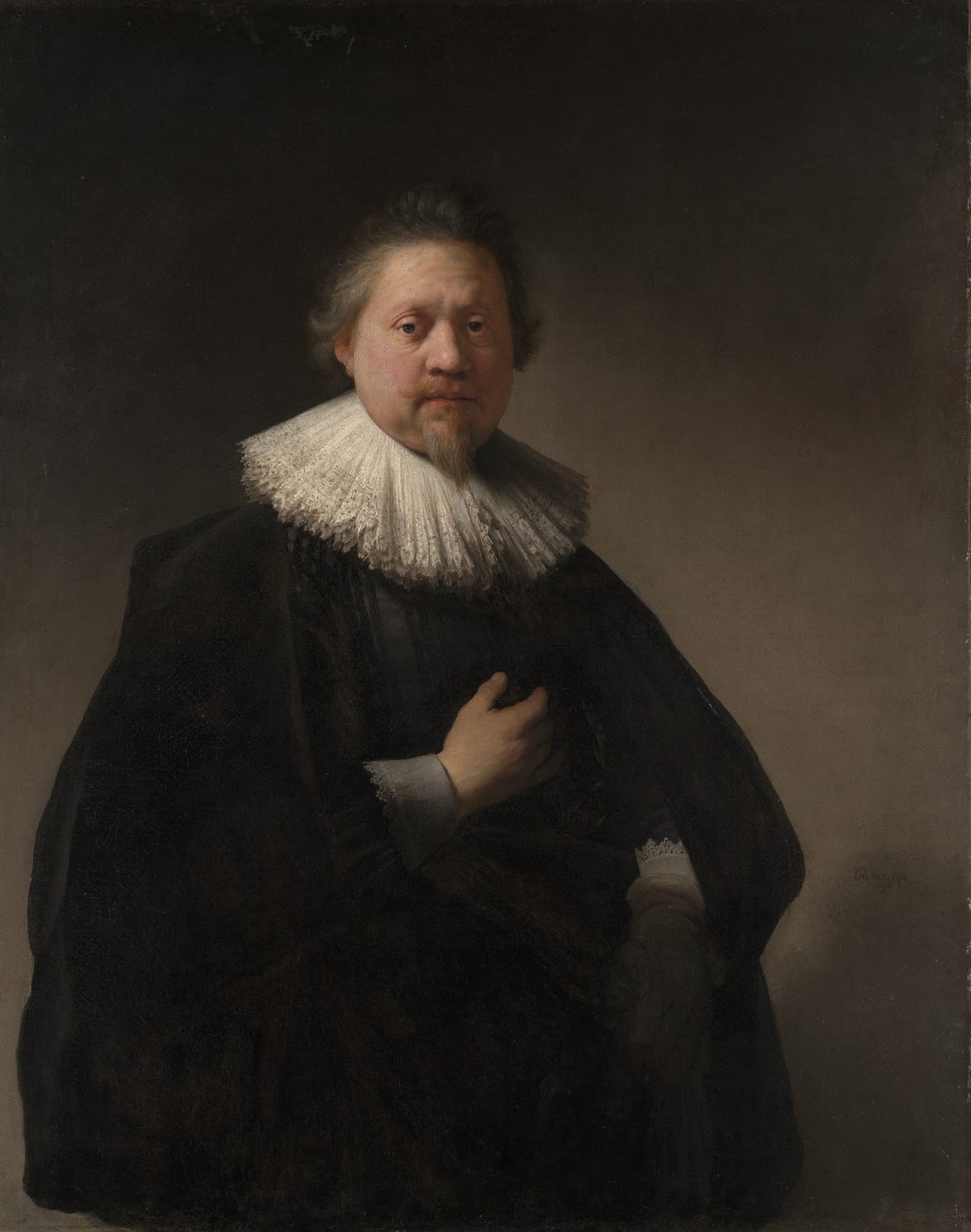 Muotokuva miehestä, luultavasti Van Beresteynin perheen jäsen tekijältä Rembrandt van Rijn